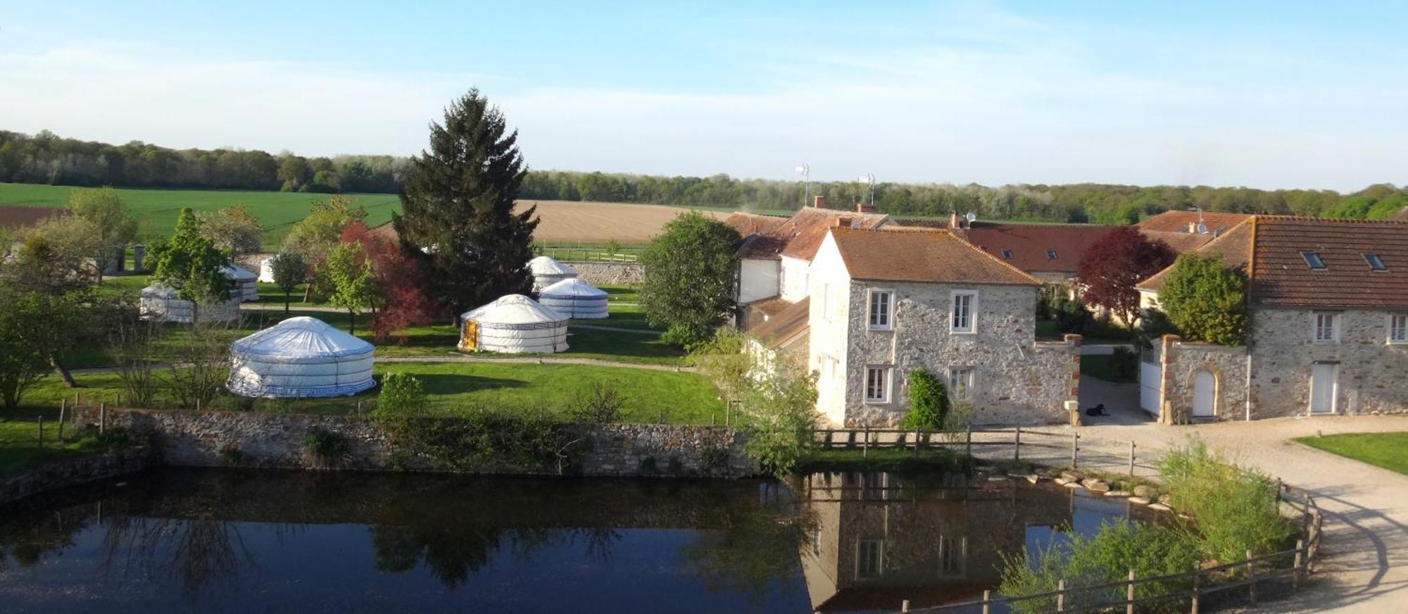 Yourte Nomade-Lodge Les Ecrennes Dış mekan fotoğraf